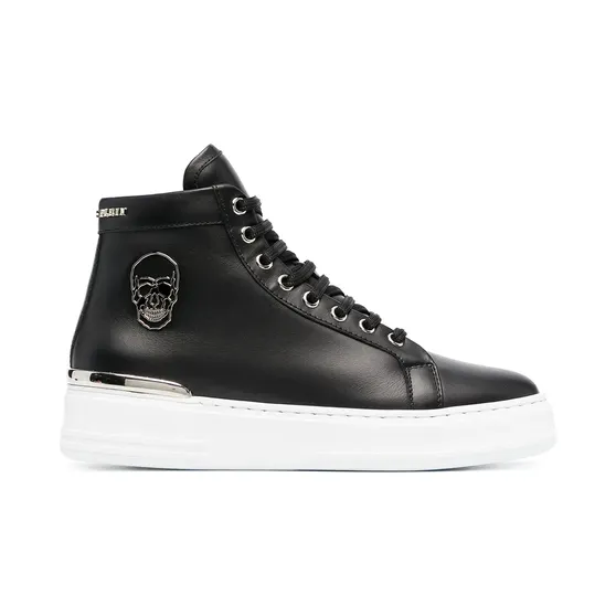 Philipp Plein Klassische High-Top-Sneakers “Black” (A20SWSC2108PLE075N)