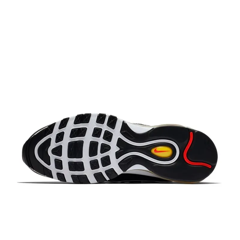 Nike Air Max 98 Black White Yellow Crimson Black/White/Chrome Yellow (640744-016)