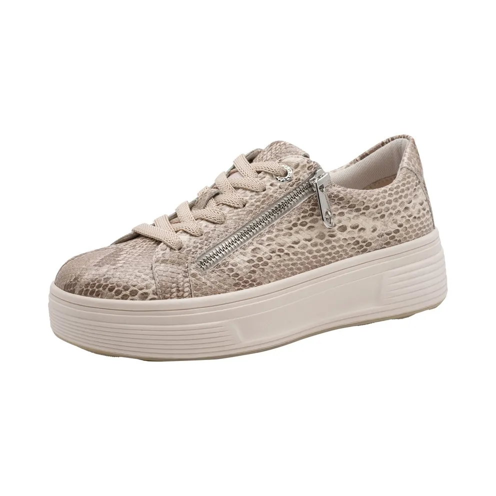 Tamaris sneaker Beige / Beige gemêleerd / Donkerbruin (2183052)
