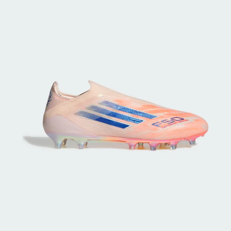 Adidas F50 Sparkfusion Elite Laceless FG “Bliss Orange / Lucid Blue / Beam Orange” (JQ6354)