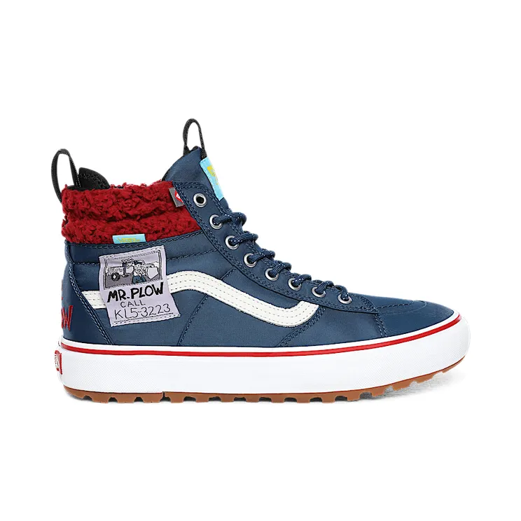 Vans The Simpsons x Sk8-Hi MTE 2.0 DX ‘Mr. Plow’ Navy (VN0A4P3I23V)