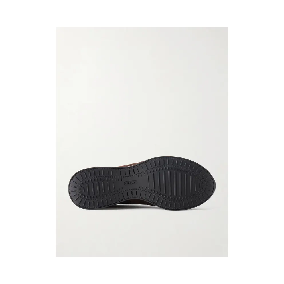 John Lobb Elastic Stream Nubuck Brown (AAD91JL)