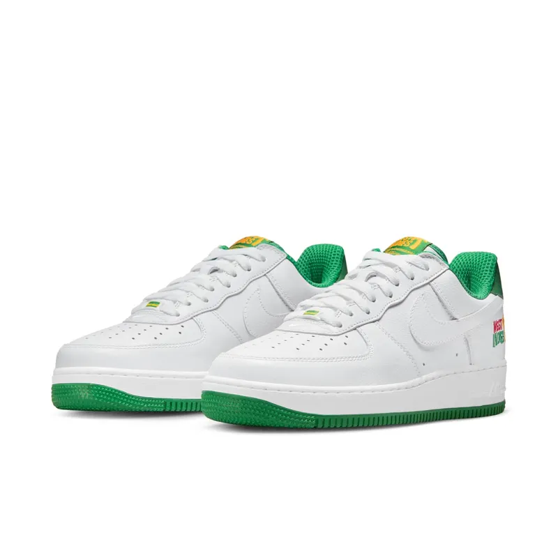 Nike Air Force 1 Low “White/White/Classic Green” (DX1156-100)