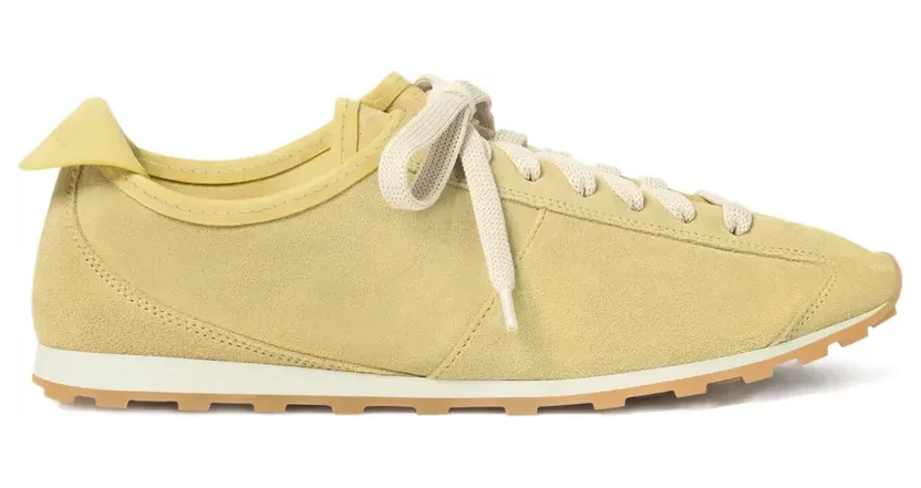 Jacquemus Les tennis leren “Yellow” (FOM00175AC09A06)