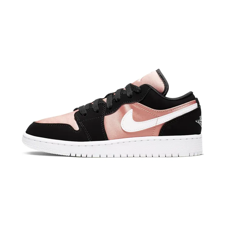 Air Jordan 1 Low GS “Black / Rose Gold / White” (554723-090)