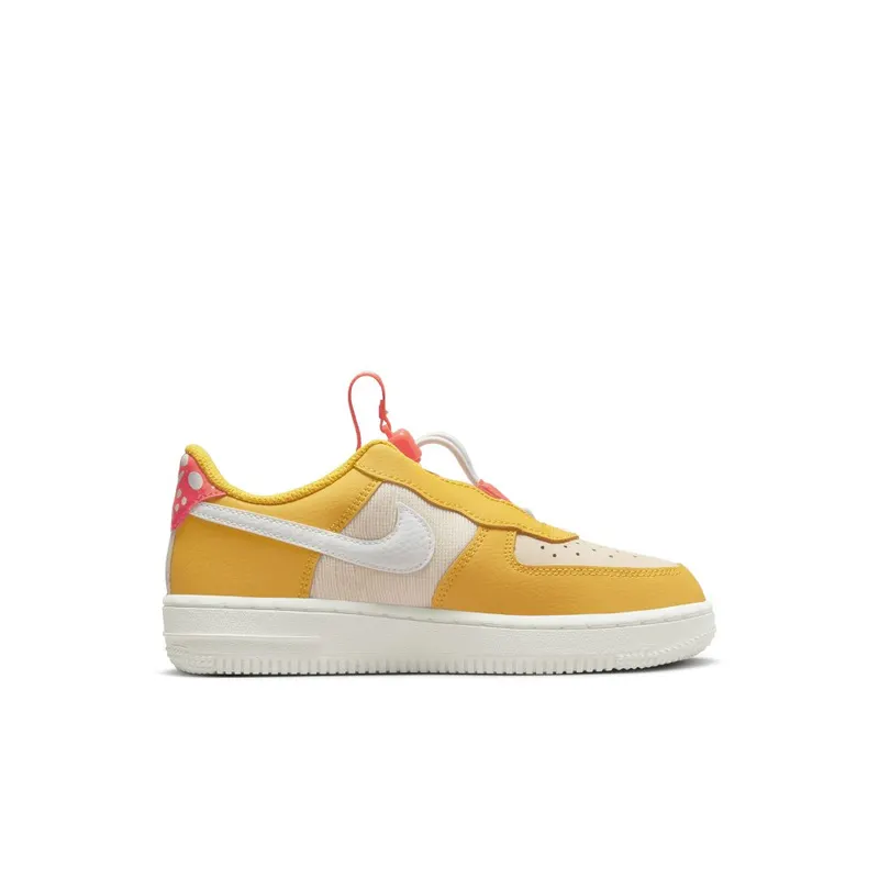 Nike Force 1 Toggle SE Younger Kids’ Yellow (DQ0365-700)