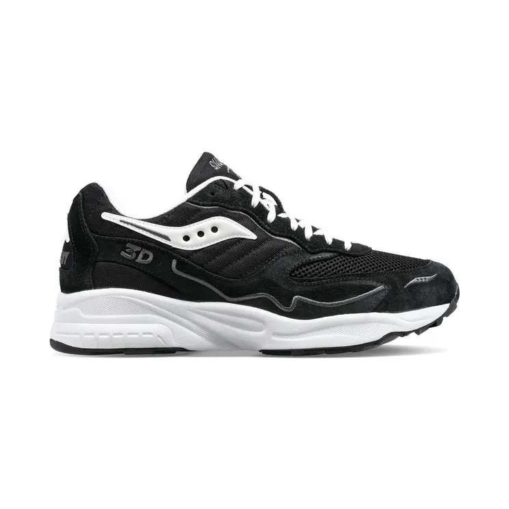 Saucony 3D Grid Hurricane Black White (S70699-2)
