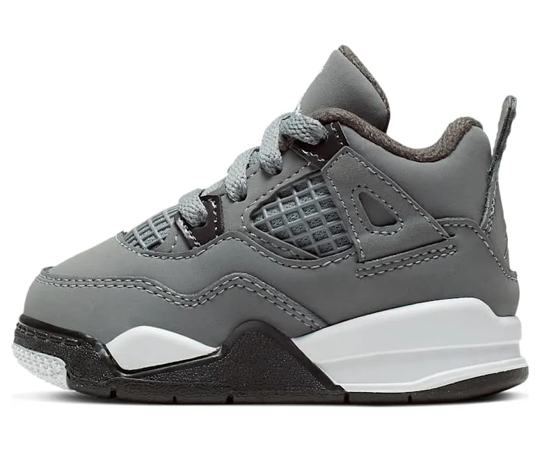 Air Jordan 4 Retro TD ‘Cool Grey’ 2019 “Cool Grey / Dark Charcoal / Varsity Maize / Chrome” (BQ7670-007)