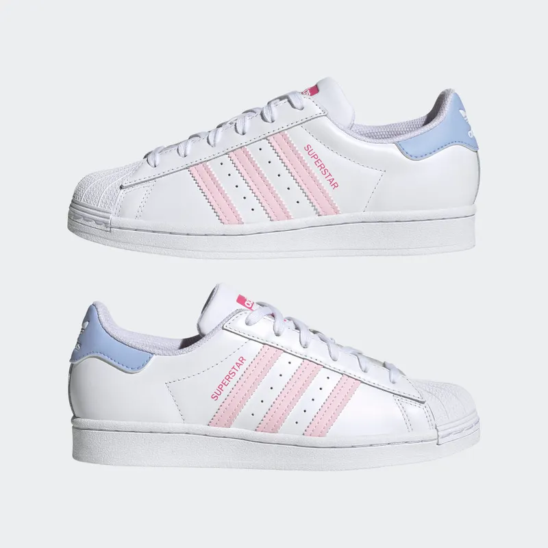 Adidas Superstar Cloud White / Clear Pink / Pulse Magenta (HQ1906)
