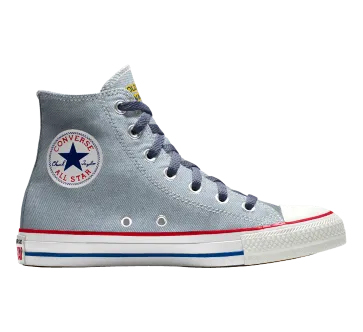 Converse Golden State Warriors – Converse x NBA Custom Chuck Taylor All Star High Top Blue Blue (164503CHO20Oakland_denim)