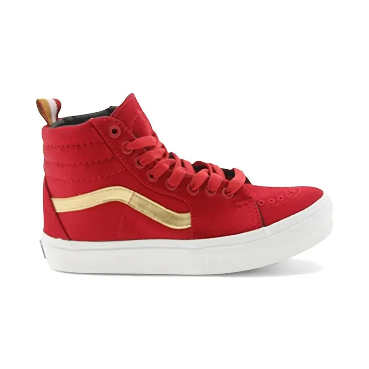 Vans Sk8-Hi LX HUF Satin High Risk Red Gold (VN0D6QH5A)