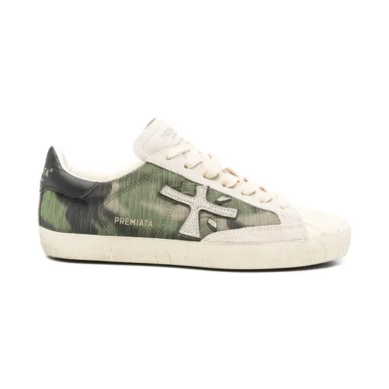 Premiata met logo-applicatie “Green” (STEVEND8058)