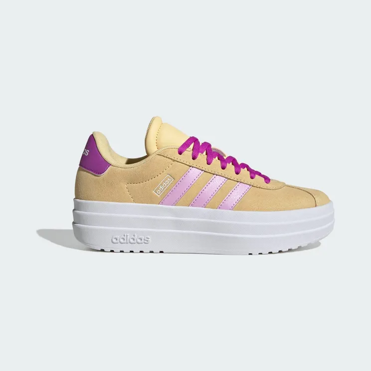 adidas VL Court Bold “Orange Tint / Bliss Lilac / Flash Pink” (JI1019)