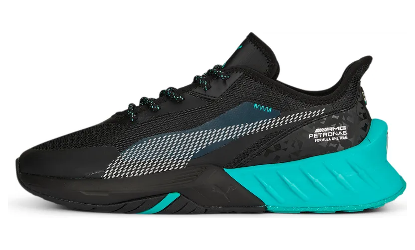 Puma Mercedes-AMG Petronas Motorsport Maco SL motorsportschoenen Zwart/Groen (307468-02)
