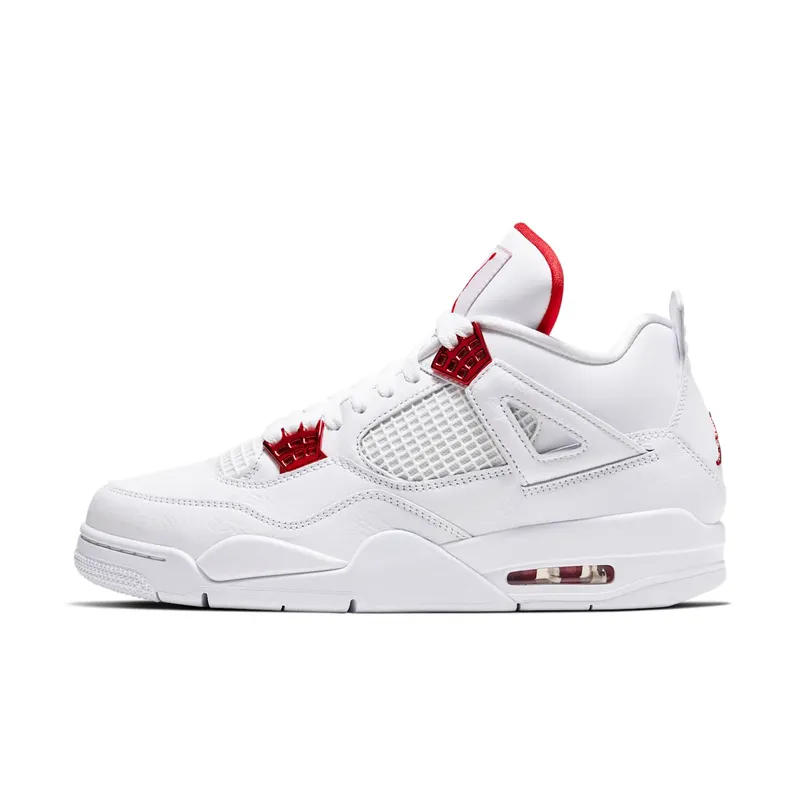 Jordan 4 Retro Metallic Red White/Metallic Silver-University Red (CT8527-112)