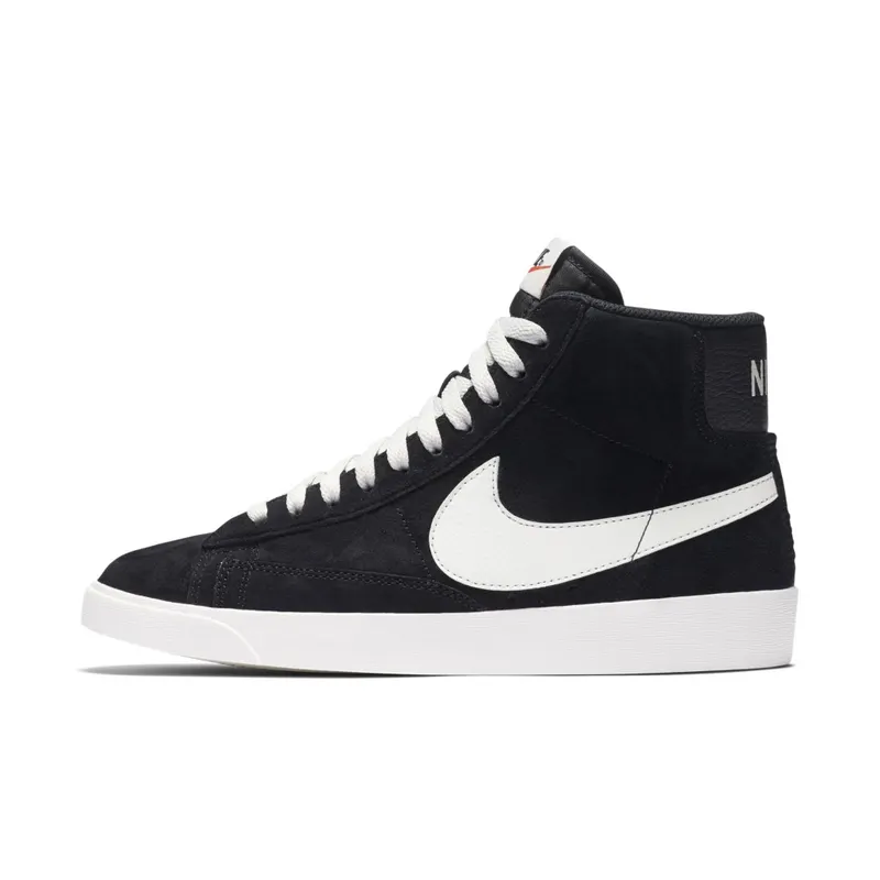 Nike Blazer Mid Vintage Suede Black (W) Black/Sail-Sail (AV9376-001)