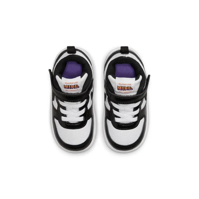 Nike Court Borough Low 2 White Black Kumquat (DN1230-100)