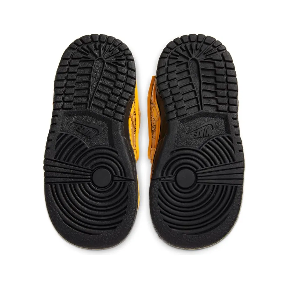 Nike Air Rubber Dunk Off-White University Gold (TD) University Gold/University Gold-Black (CW7444-700)