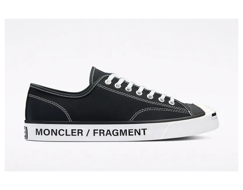Converse 7 Moncler Frgmt + Converse Jack Purcell Black/Black/White (172321C)