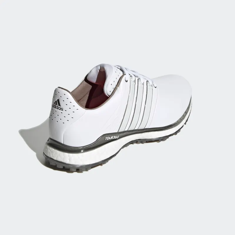 Adidas TOUR360 XT-SL 2.0 Spikeloze Golf Shoes Cloud White / Cloud White / Dark Silver Metallic (EG4872)