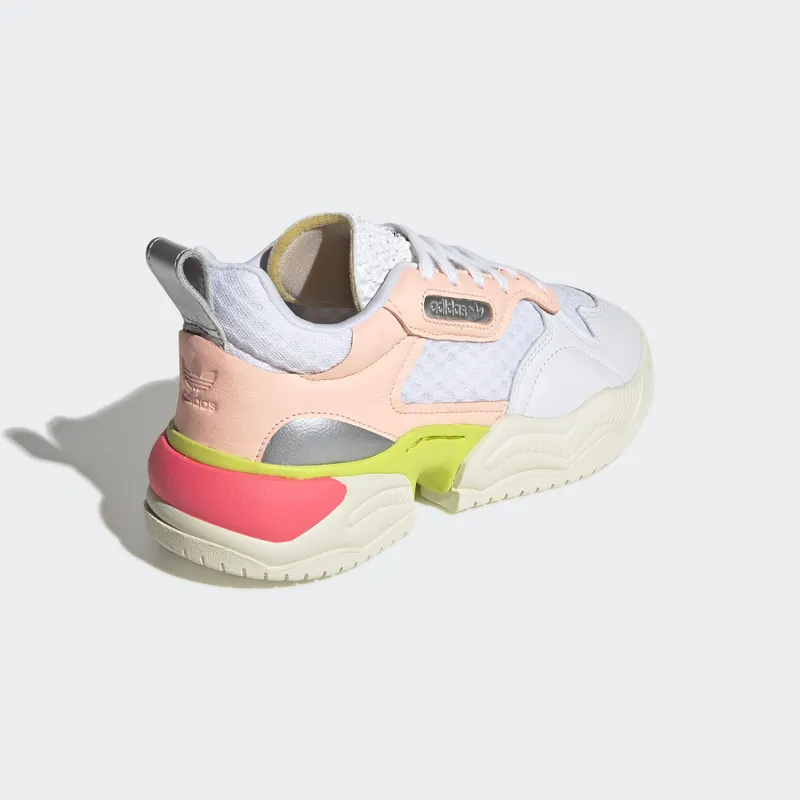 adidas Supercourt RX Cloud White Cloud White (W) Cloud White/Cloud White/Flash Red (FV3675)