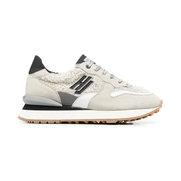Hide&Jack Sneakers met logopatch – Beige (OVERFURGRY)