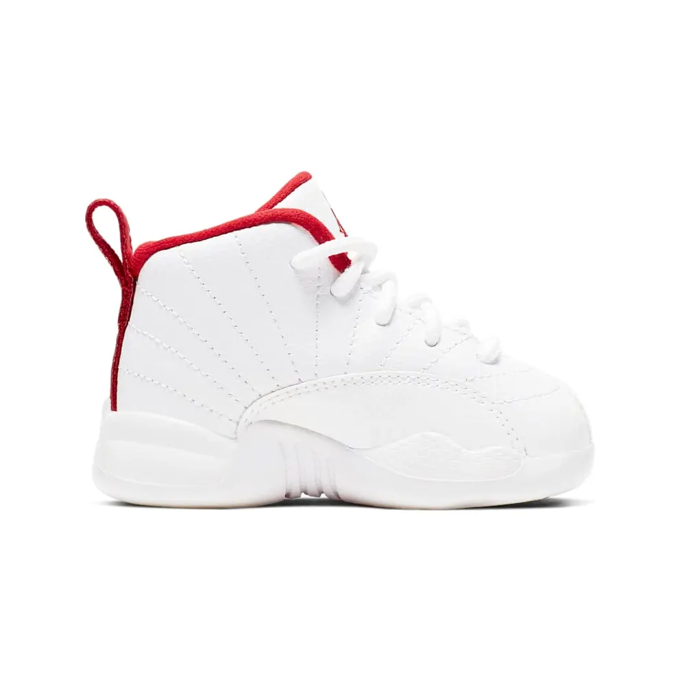 Jordan 12 Retro Fiba 2019 (TD) White/University Red-Metallic Gold (850000-107)