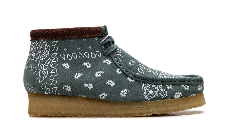 Clarks Wallabee Boot “Green Paisley Suede” (26168743)
