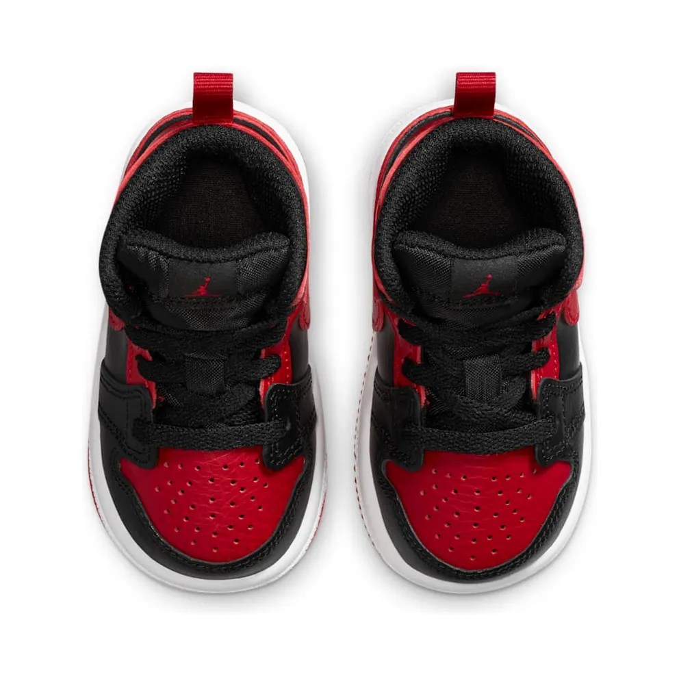 Jordan 1 Mid Banned 2020 (TD) Black/University Red-Black-White (640735-074)