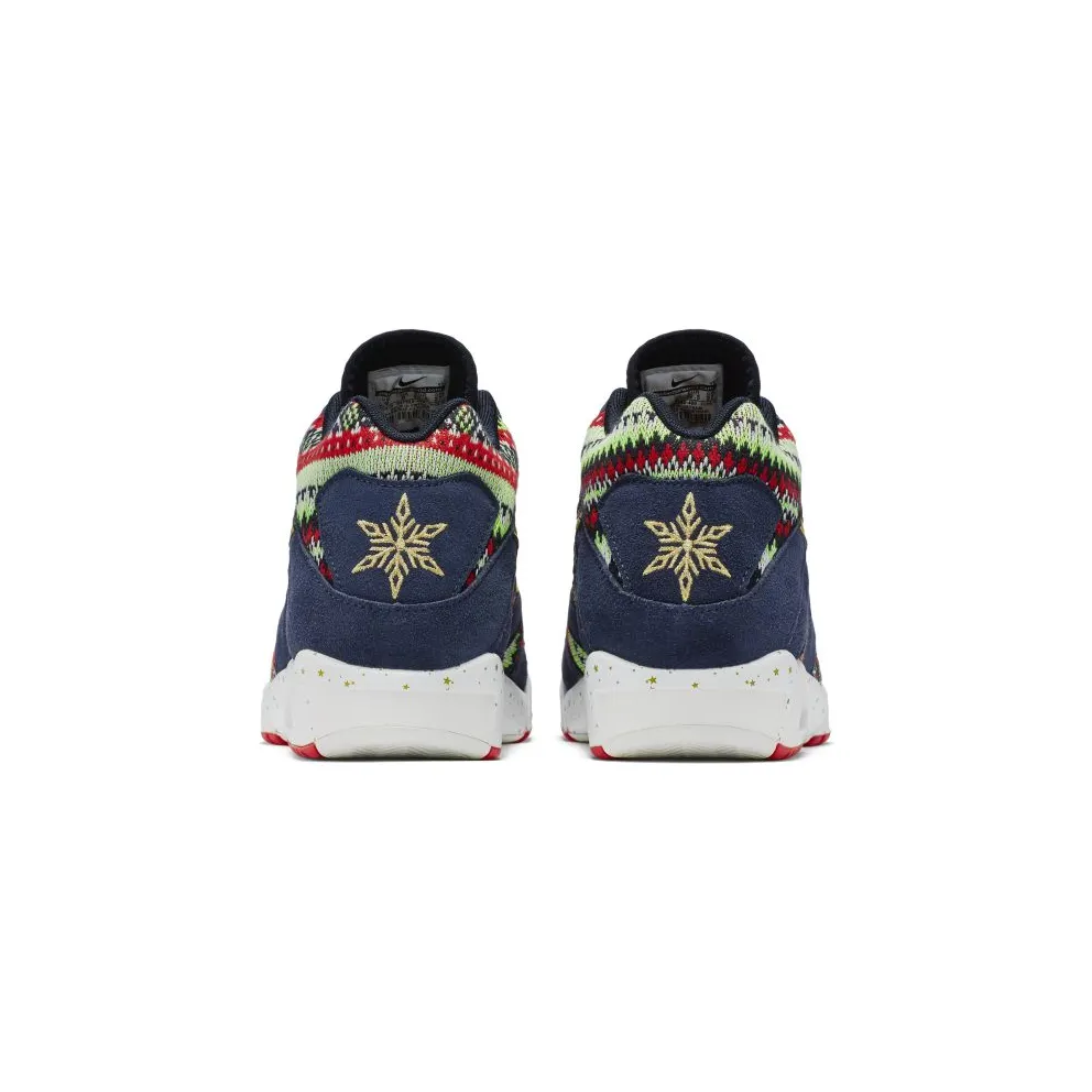 Nike Air Tech Challenge 3 Christmas (2015) Dark Obsidian/University Red-Flash Lime-Metallic Gold (827822-400)