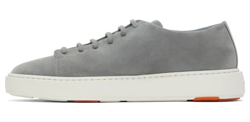 Santoni Grey Suede Sneakers (MBCD21640BARTVSFZ29) (3)