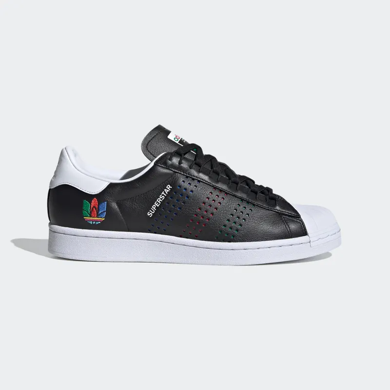 Adidas Superstar Core Black / Green / Cloud White (FW5387)