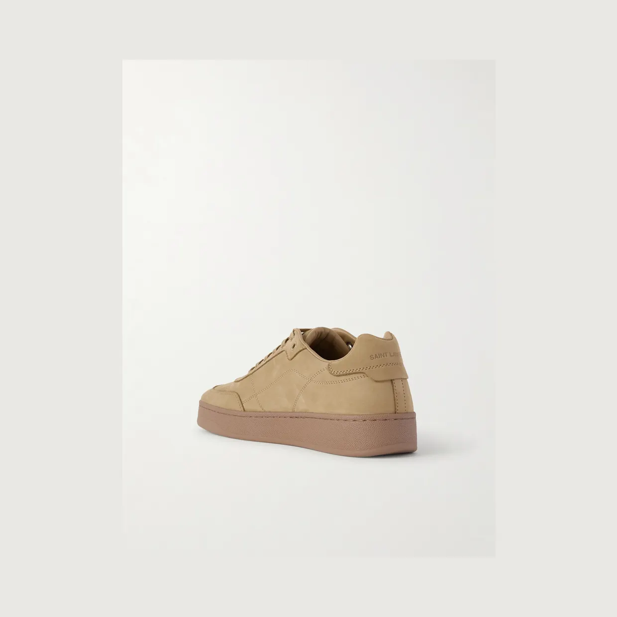 Saint Laurent SL61 Nubuck Sneakers Yellow (861491AAF86) (4)