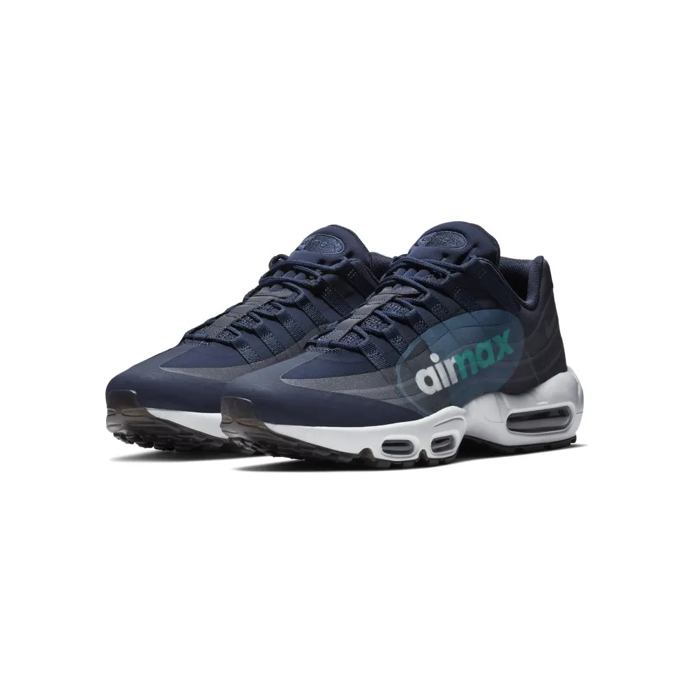 Nike Air Max 95 Big Logo Slate Obsidian/Slate-White (AJ7183-400)