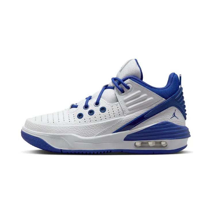 Jordan Max Aura 5 “White / Black / Radiant Blue” (DZ4352-140)