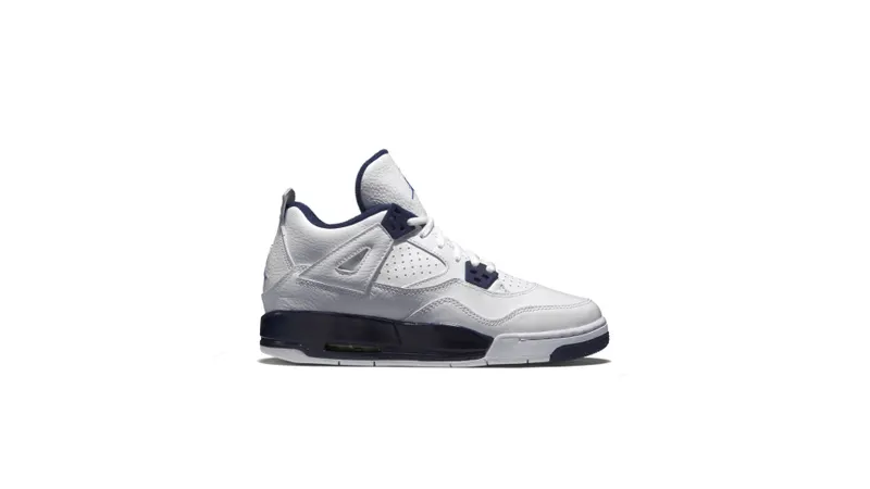 Jordan 4 Retro Columbia 2015 (GS) White/Legend Blue-Midnight Navy (408452-107)