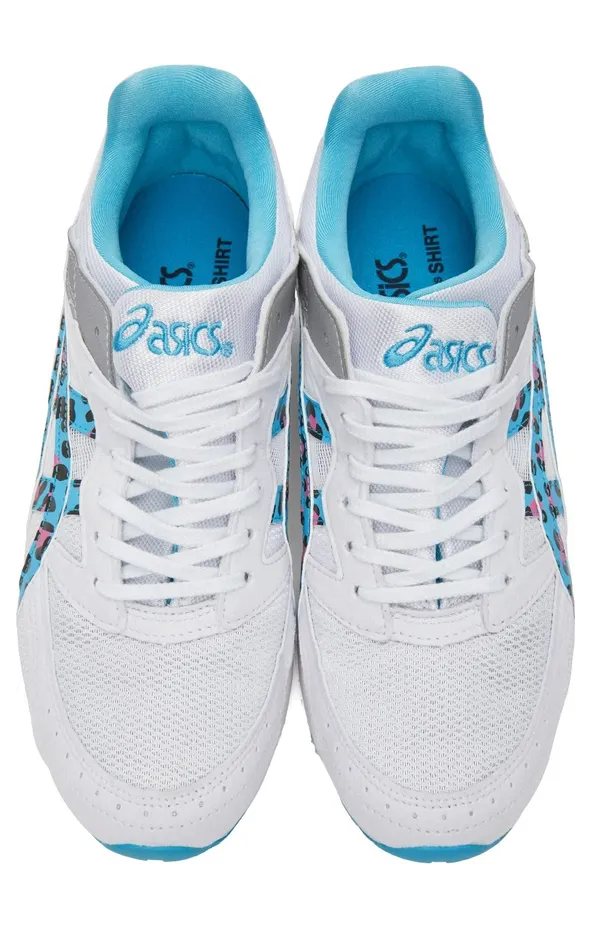Comme des Garçons Shirt White & Blue Asics Edition Tarther Sneakers (FH-K100-1) (5)