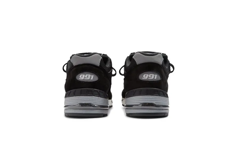 New Balance 991 MiUK Black Silver (W991EKS)