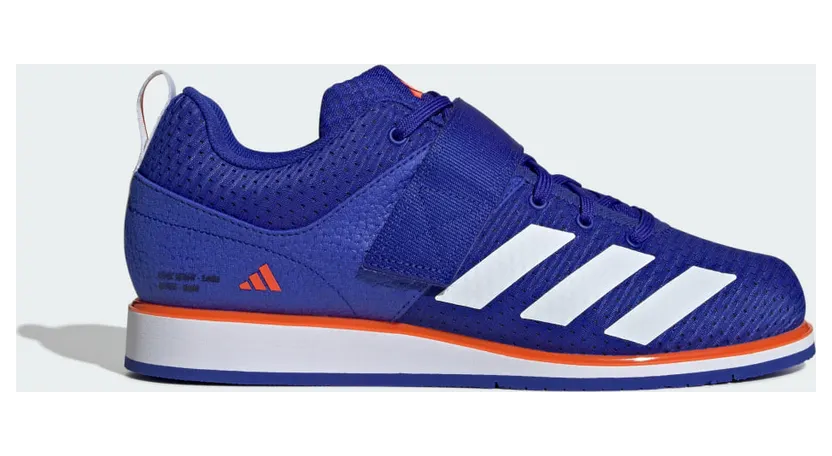 Adidas Powerlift 5 Weightlifting Lucid Blue / Cloud White / Impact Orange (IH8237)