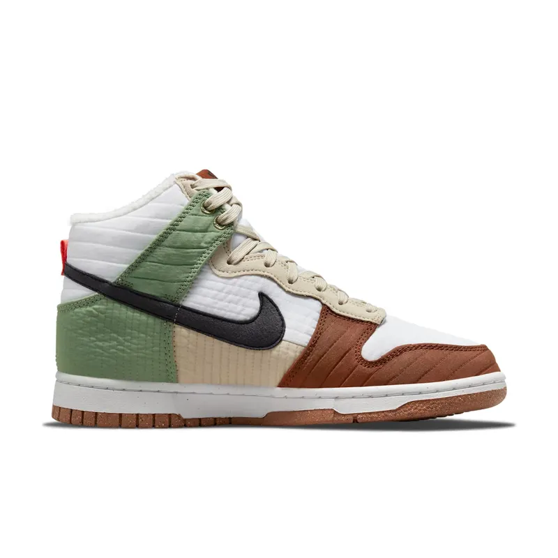 Nike Dunk High Toasty – “Summit White / Black / Oil Green / Rattan” (DN9909-100)