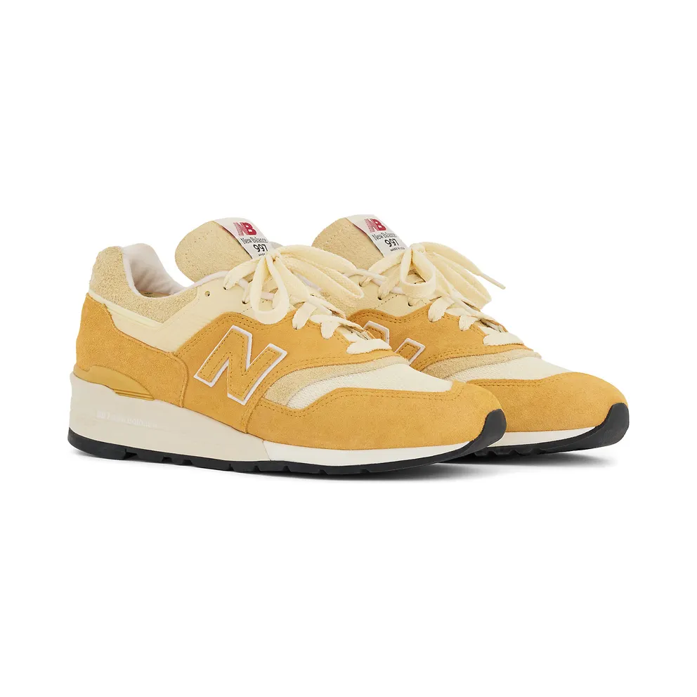 New Balance 997 “Made in USA – Dried Apricot / Calcium” (U997AC)