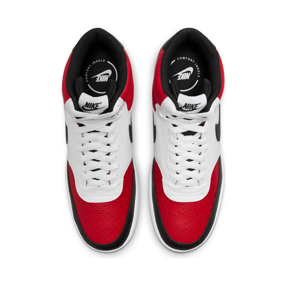 Nike Court Vision Mid White Red Black (DM1186-600)
