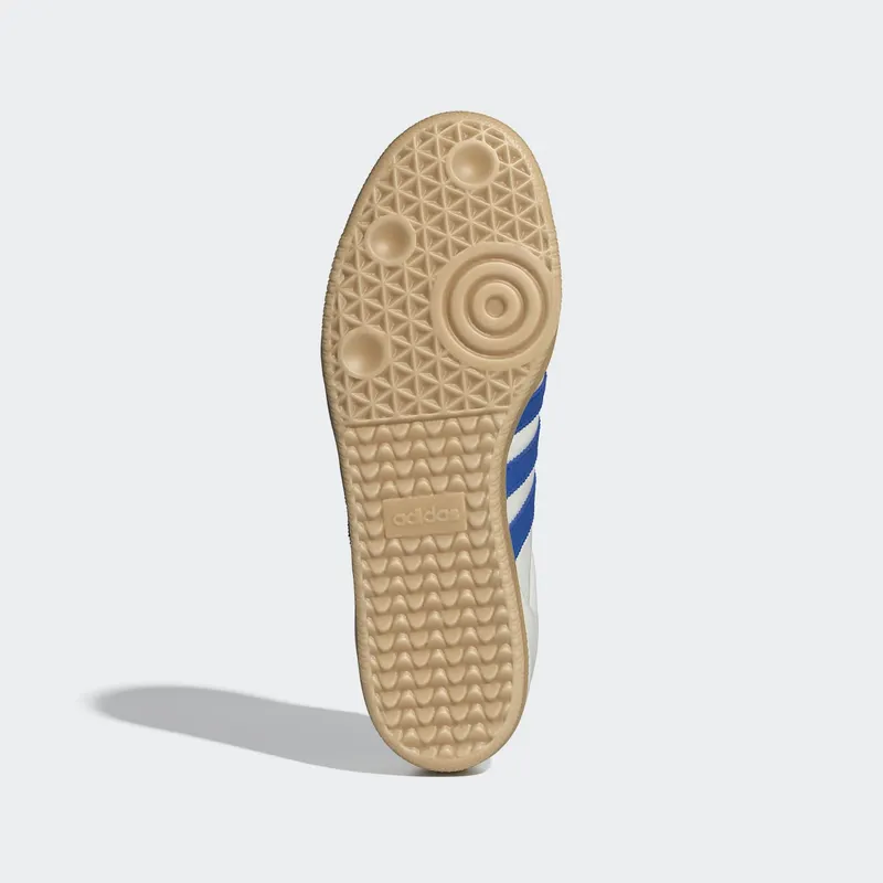 Adidas SAMBA OG Shoes Cloud White / Blue / Gum (IH6821)