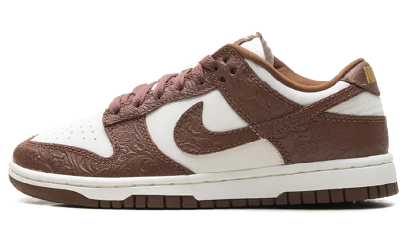 Nike Dunk Low “Embossed Baroque Sail Fauna Brown” (IF3944-100)