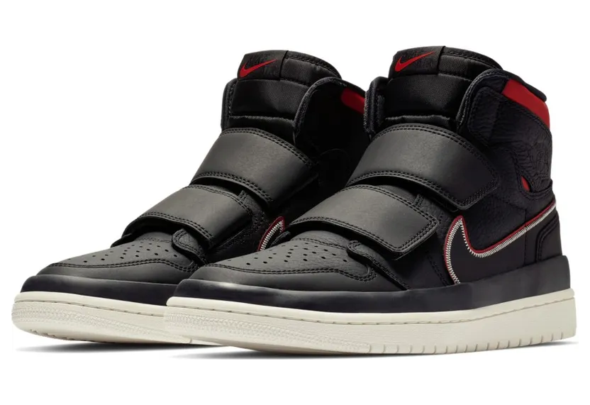 Jordan 1 Retro High Double Strap Black Gym Red