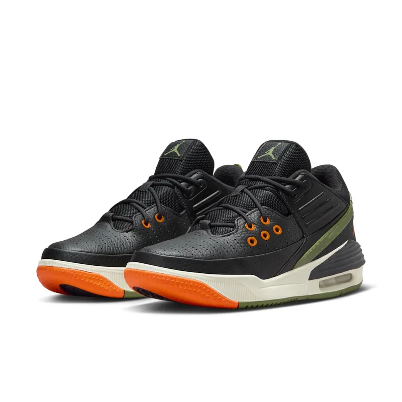 Jordan Max Aura 5 Black Bright Mandarin Sail Sky J Light Olive (DZ4353-003)