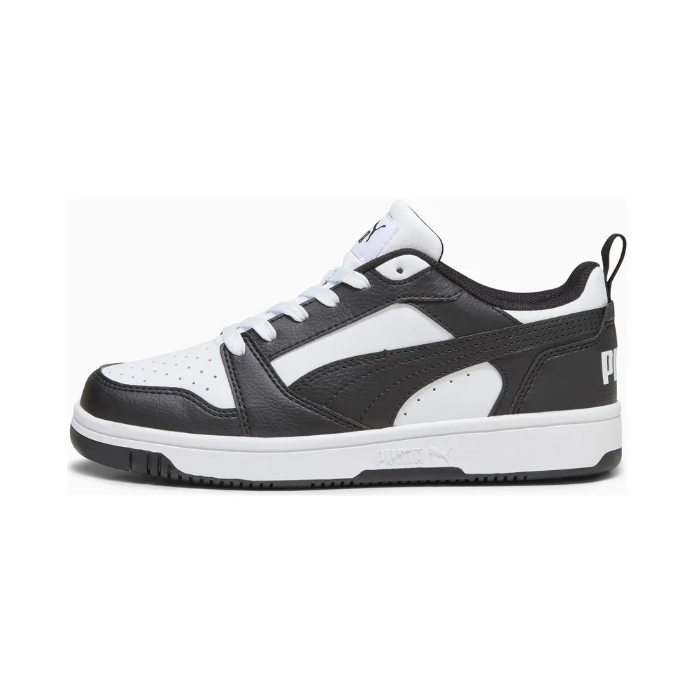Puma Rebound V6 Lo Jugendliche Schwarz (393833-01)