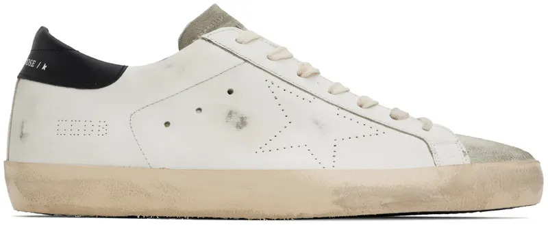 Golden Goose White Super-Star Skate Sneakers (GMF00105.F003347.10220)