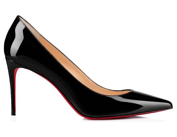Christian Louboutin Kate 85mm Pump Black Patent Leather (3191416BK01)