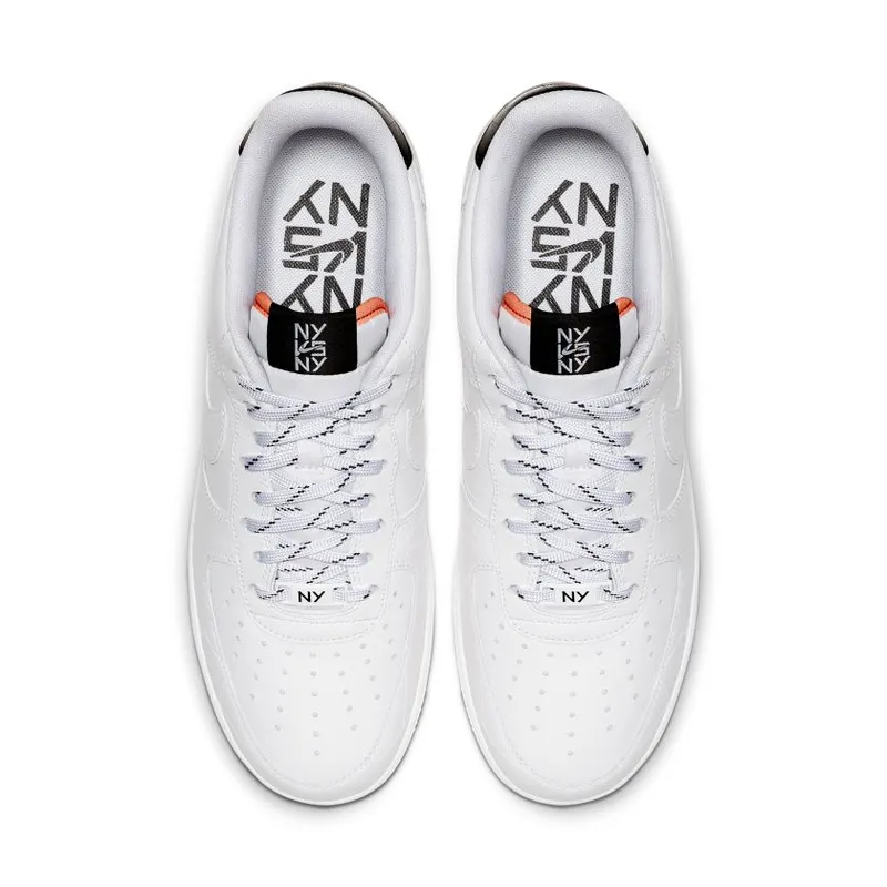 Nike Air Force 1 Low NY vs NY Pack White/Black-Orange Peel (CJ5848-100)